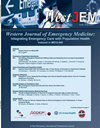 Western Journal of Emergency Medicine杂志封面